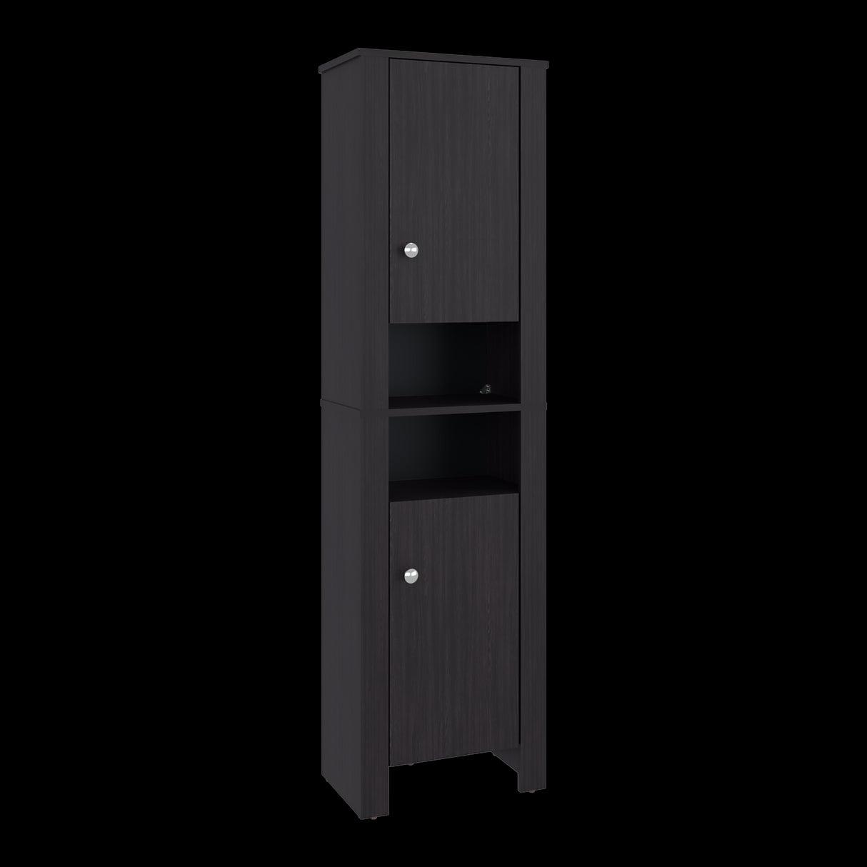 Mueble Auxiliar para Baño Vanessa Wengue 44.1x160.7cm con Tres Entrepaños y con Patas - OTROS MUEBLES PARA BANHO | Bylmo