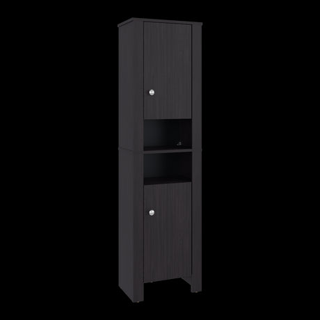 Mueble Auxiliar para Baño Vanessa Wengue 44.1x160.7cm con Tres Entrepaños y con Patas - OTROS MUEBLES PARA BANHO | Bylmo