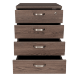 Archivador Home Office Coñac 47.5x71cm Carta con Ruedas con Tres Cajones y con Cerradura - ARCHIVADORES | Bylmo