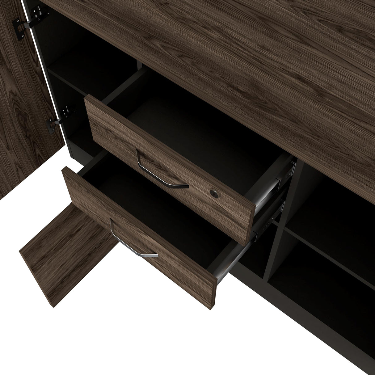 Archivador Home Office Coñac 120x75cm Carta con Tres Cajones y con Cerradura - ARCHIVADORES | Bylmo