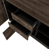 Archivador Home Office Coñac 120x75cm Carta con Tres Cajones y con Cerradura - ARCHIVADORES | Bylmo