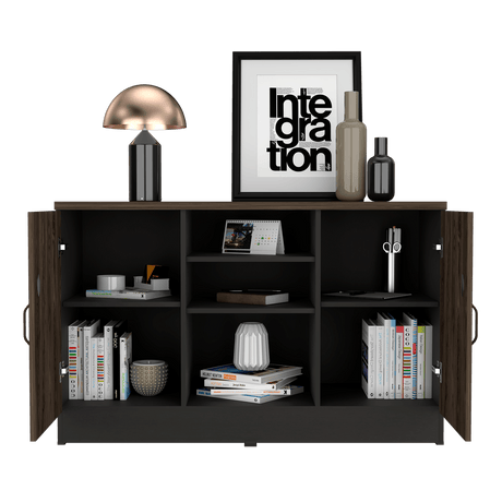 Archivador Home Office Coñac 120x75.7cm Carta sin Cajones y con Cerradura - ARCHIVADORES | Bylmo