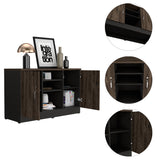 Archivador Home Office Coñac 120x75.7cm Carta sin Cajones y con Cerradura - ARCHIVADORES | Bylmo