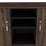 Archivador Home Office Coñac 120x75.7cm Carta sin Cajones y con Cerradura - ARCHIVADORES | Bylmo