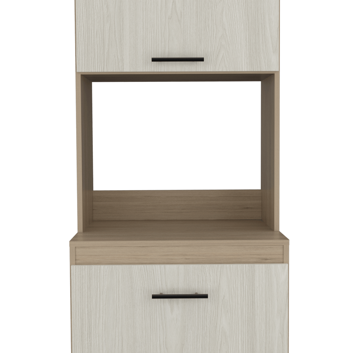 Alacena Gante Rovere 60x198.1cm con Dos Puertas y con Patas - ALACENAS Y MUEBLES MICROONDAS | Bylmo