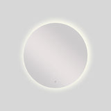 Espejo de Baño Redondo Petra 80x80cm Flotado Sin Marco y con Iluminación LED - ESPEJOS DE BANHO | Bylmo