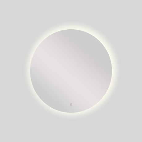 Espejo de Baño Redondo Petra 80x80cm Flotado Sin Marco y con Iluminación LED - ESPEJOS DE BANHO | Bylmo
