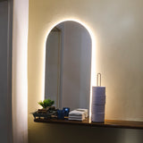 Espejo de Baño Arco Superior Atenas 50x100cm Flotado Sin Marco y con Iluminación LED - ESPEJOS DE BANHO | Bylmo