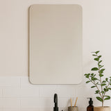 Espejo de Baño Rectangular Alhambra 60x80cm Flotado Sin Marco - ESPEJOS DE BANHO | Bylmo