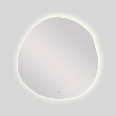 Espejo de Baño Asimetrico Toledo 90x90cm Flotado Sin Marco y con Iluminación LED - ESPEJOS DE BANHO | Bylmo