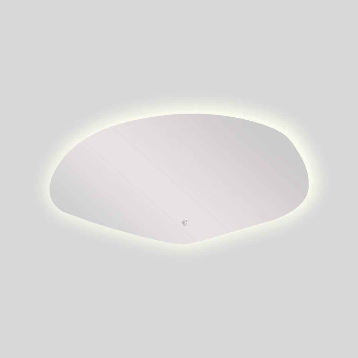 Espejo de Baño Asimetrico Allende 120x60cm Flotado Sin Marco y con Iluminación LED - ESPEJOS DE BANHO | Bylmo