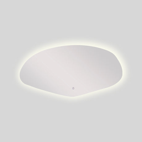 Espejo de Baño Asimetrico Allende 120x60cm Flotado Sin Marco y con Iluminación LED - ESPEJOS DE BANHO | Bylmo