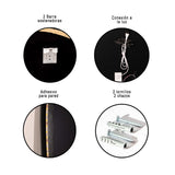 Espejo de Baño Asimetrico Allende 120x60cm Flotado Sin Marco y con Iluminación LED - ESPEJOS DE BANHO | Bylmo