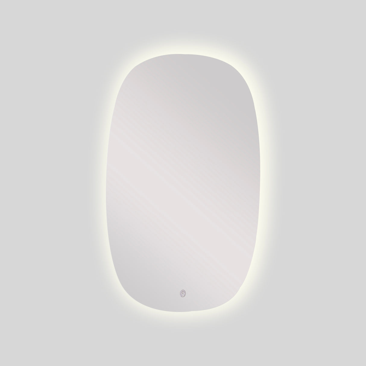 Espejo de Pared Asimetrico Capri 60x100cm Sin Marco y con Iluminación LED - ESPEJOS DE PARED | Bylmo