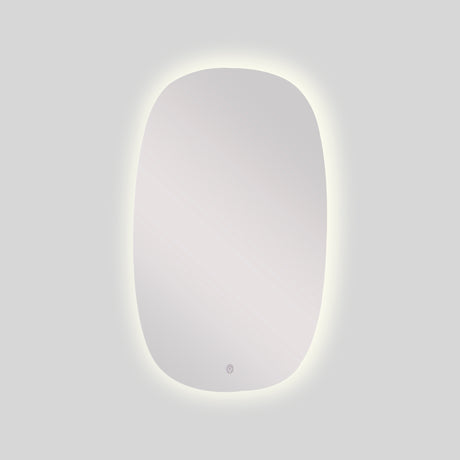 Espejo de Pared Asimetrico Capri 60x100cm Sin Marco y con Iluminación LED - ESPEJOS DE PARED | Bylmo