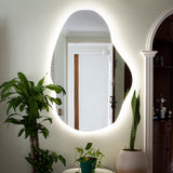 Espejo de Pared Asimetrico Fuji 60x160cm Sin Marco y con Iluminación LED - ESPEJOS DE PARED | Bylmo