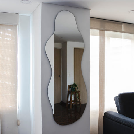 Espejo de Pared Asimetrico Sicilia 80x120cm Sin Marco - ESPEJOS DE PARED | Bylmo