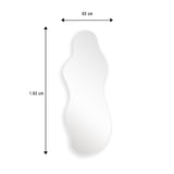 Espejo de Pared Asimetrico Sicilia 80x120cm Sin Marco - ESPEJOS DE PARED | Bylmo