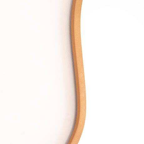 Espejo de Pared Asimetrico Tahiti Dorado 60x70cm con Marco En Madera - ESPEJOS DE PARED | Bylmo