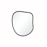 Espejo de Pared Asimetrico Tahiti Negro 60x70cm con Marco En Madera - ESPEJOS DE PARED | Bylmo
