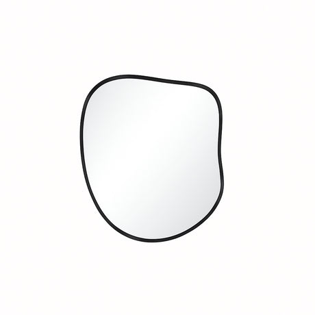 Espejo de Pared Asimetrico Tahiti Negro 60x70cm con Marco En Madera - ESPEJOS DE PARED | Bylmo