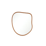 Espejo de Pared Asimetrico Tahiti Oro Rosa 60x70cm con Marco En Madera - ESPEJOS DE PARED | Bylmo