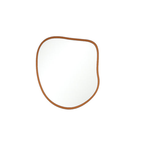 Espejo de Pared Asimetrico Tahiti Oro Rosa 60x70cm con Marco En Madera - ESPEJOS DE PARED | Bylmo