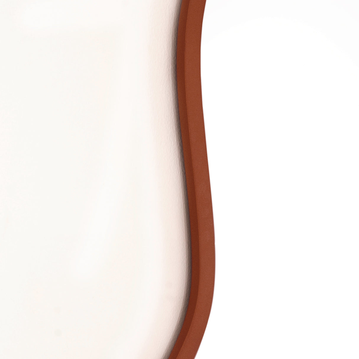 Espejo de Pared Asimetrico Tahiti Oro Rosa 90x100cm con Marco En Madera - ESPEJOS DE PARED | Bylmo