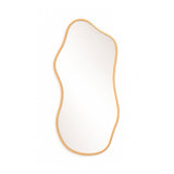 Espejo de Pared Asimetrico Corsega Dorado 60x120cm con Marco En Madera - ESPEJOS DE PARED | Bylmo