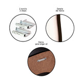 Espejo de Pared Asimetrico Corsega Negro 60x120cm con Marco En Madera - ESPEJOS DE PARED | Bylmo