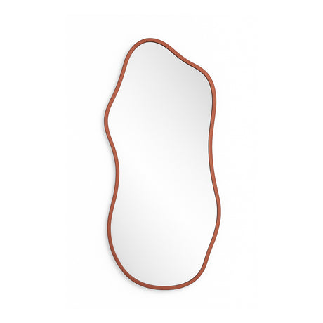 Espejo de Pared Asimetrico Corsega Oro Rosa 60x120cm con Marco En Madera - ESPEJOS DE PARED | Bylmo