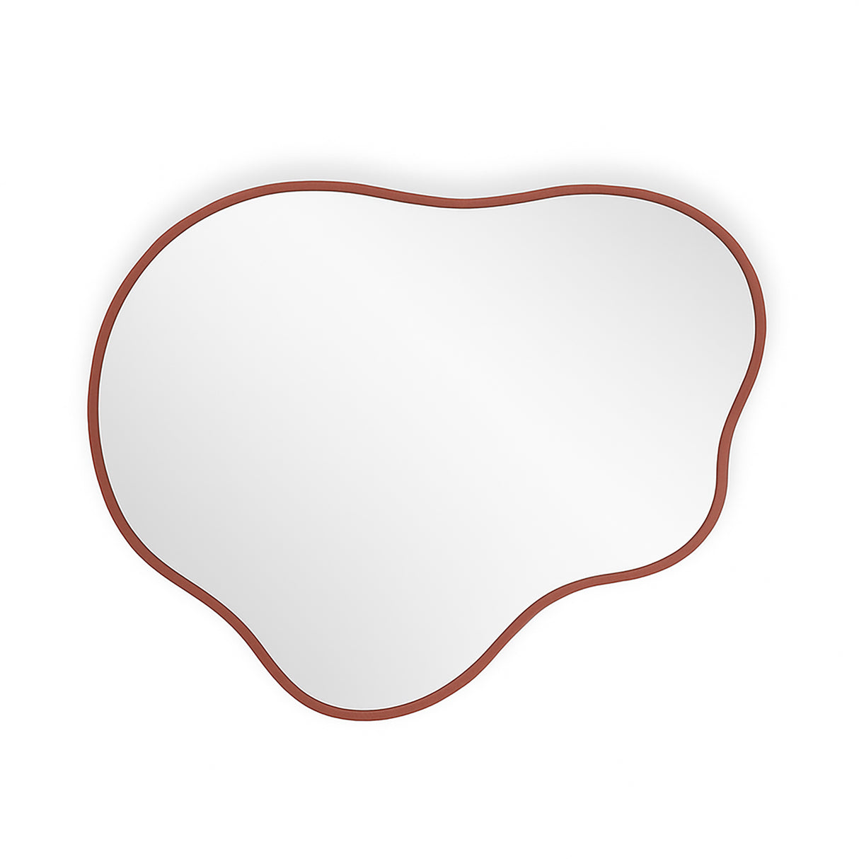 Espejo de Pared Asimetrico Santorini Oro Rosa 80x110cm con Marco En Madera - ESPEJOS DE PARED | Bylmo