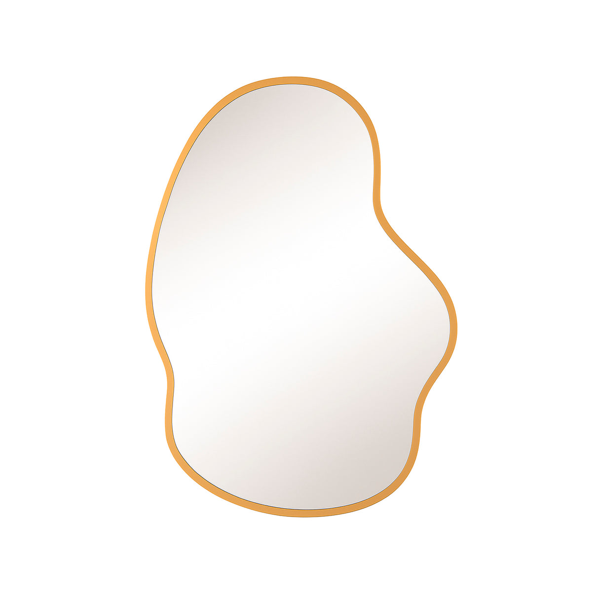 Espejo de Pared Asimetrico Florencia Dorado 80x120cm con Marco En Madera - ESPEJOS DE PARED | Bylmo