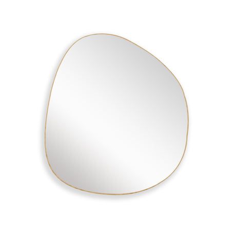 Espejo de Pared Asimetrico Bora Bora Dorado 80x90cm con Marco Metalico - ESPEJOS DE PARED | Bylmo