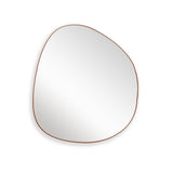 Espejo de Pared Asimetrico Bora Bora Cobre 80x90cm con Marco Metalico - ESPEJOS DE PARED | Bylmo