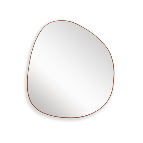 Espejo de Pared Asimetrico Bora Bora Cobre 80x90cm con Marco Metalico - ESPEJOS DE PARED | Bylmo