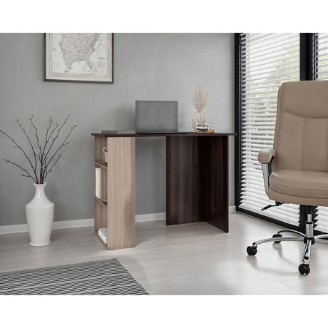 Escritorio Avis Nogal y Bardolino 100x75cm sin Cajones - ESCRITORIOS | Bylmo