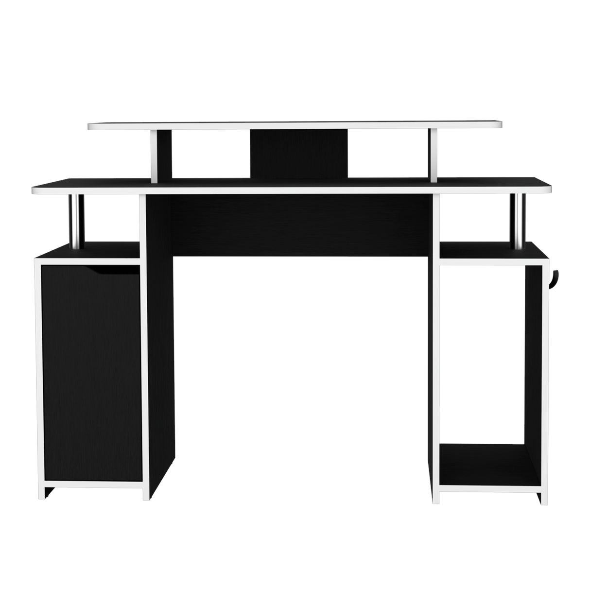 Escritorio Gamer Keria Lite Wengue 120x88.5cm sin Cajones - ESCRITORIOS | Bylmo