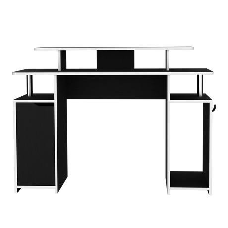 Escritorio Gamer Keria Lite Wengue 120x88.5cm sin Cajones - ESCRITORIOS | Bylmo