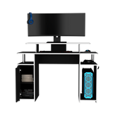 Escritorio Gamer Keria Lite Wengue 120x88.5cm sin Cajones - ESCRITORIOS | Bylmo