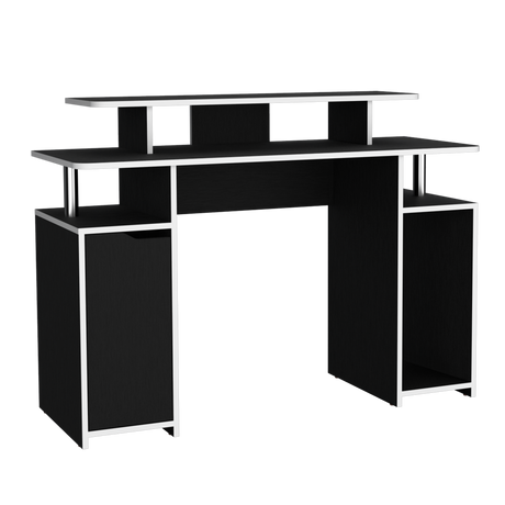 Escritorio Gamer Keria Lite Wengue 120x88.5cm sin Cajones - ESCRITORIOS | Bylmo