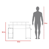 Escritorio Gamer Keria Lite Wengue 120x88.5cm sin Cajones - ESCRITORIOS | Bylmo