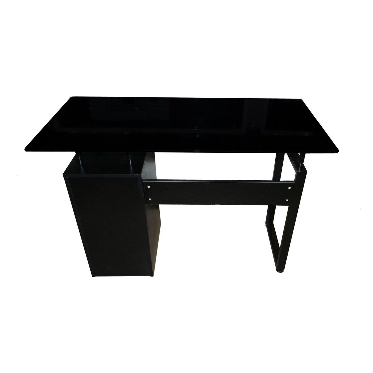 Escritorio Millau Negro 110x74cm con Un Cajón - ESCRITORIOS | Bylmo