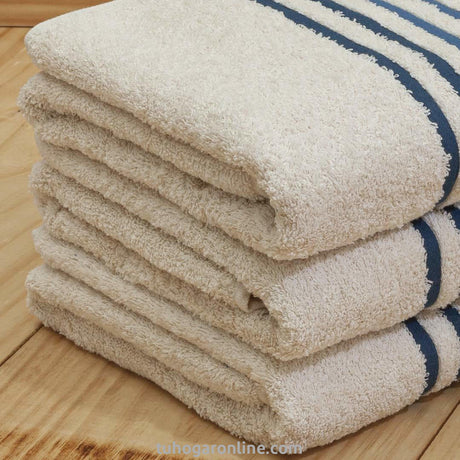 Toalla de Cuerpo Premium Beige 70x130cm Fondo Entero - TOALLAS | Bylmo