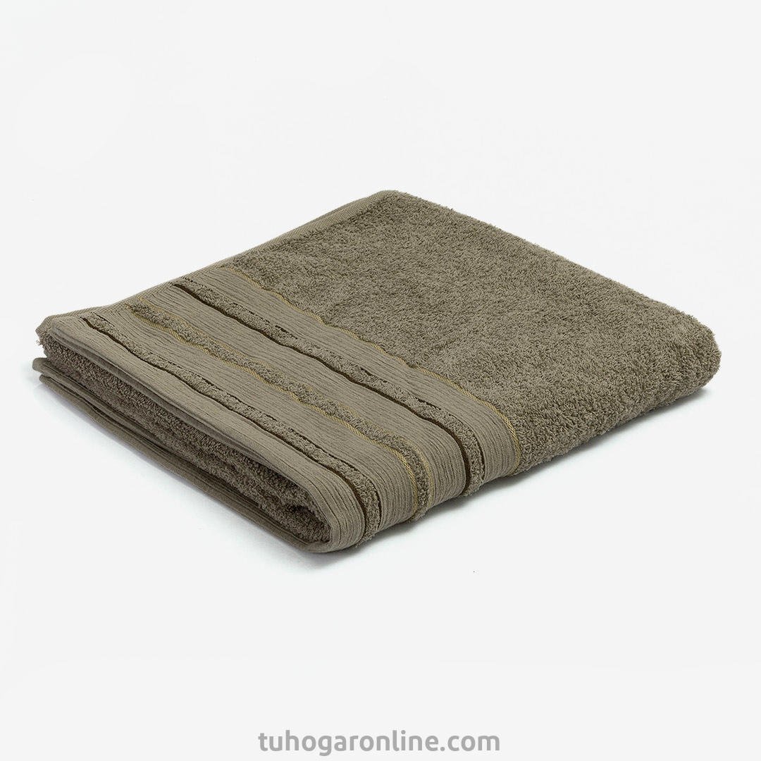 Toalla de Cuerpo Cocoa Café 70x140cm Fondo Entero - TOALLAS | Bylmo