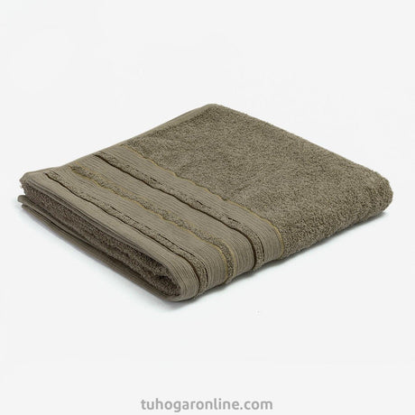 Toalla de Cuerpo Cocoa Café 70x140cm Fondo Entero - TOALLAS | Bylmo