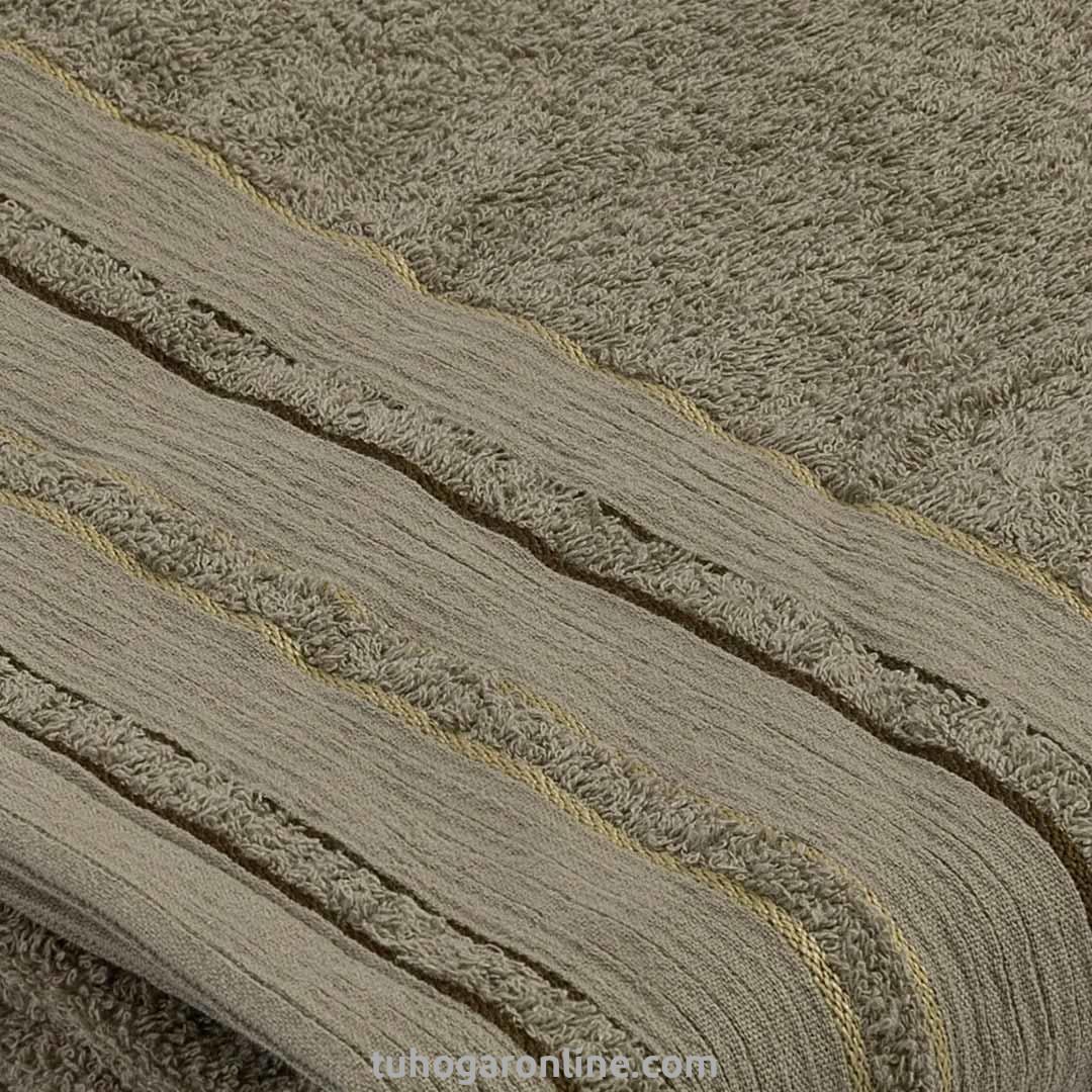 Toalla de Cuerpo Cocoa Café 70x140cm Fondo Entero - TOALLAS | Bylmo