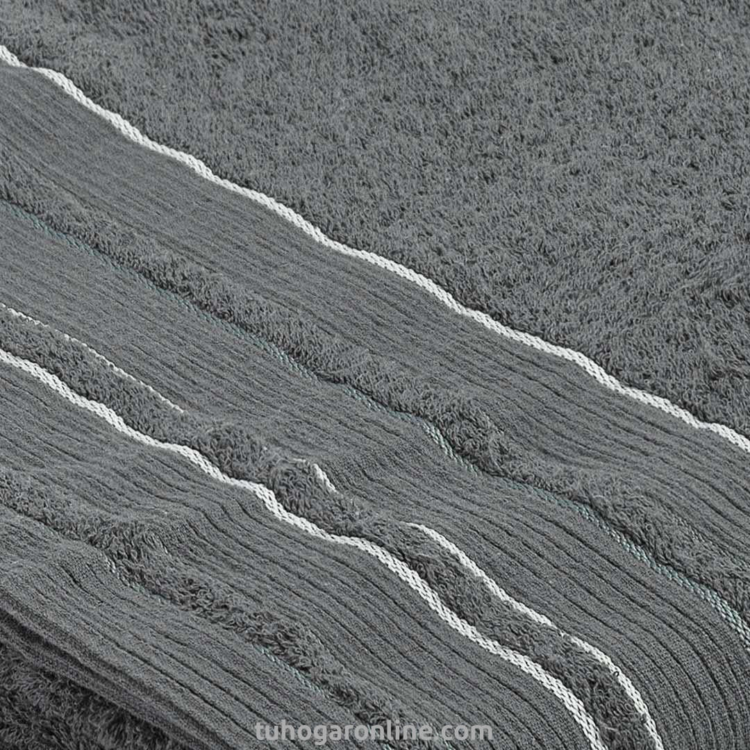 Toalla de Cuerpo Cocoa Gris 70x140cm Fondo Entero - TOALLAS | Bylmo