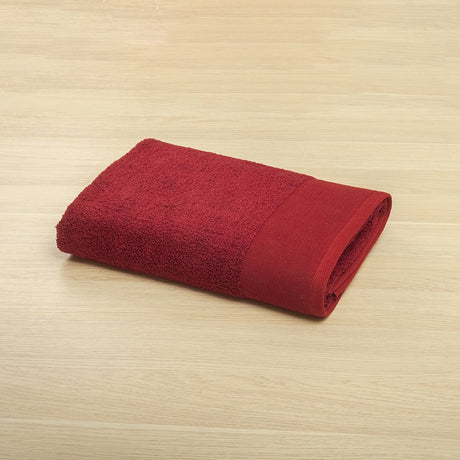 Toalla de Cuerpo Modha Vinotinto 70x140cm Fondo Entero - TOALLAS | Bylmo