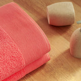 Toalla de Manos Modha Fucsia 40x70cm Fondo Entero - TOALLAS | Bylmo